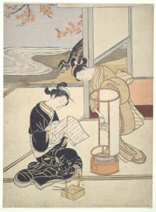 Adolescentes Gww de Andon: Zashiki Hakkei de Suzuki Harunobu