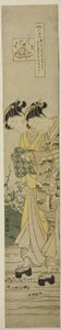 El Río de las Joyas en Ide (Ide no Tamagawa), de la serie "Seis Ríos de Joyas en Costumbres Populares (Fuzoku Mu Tamagawa)" de Suzuki Harunobu