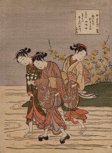 El Río Joya en Ide", de la serie "Los Seis Ríos Joya" de Suzuki Harunobu