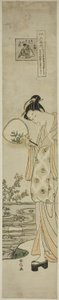 El río de joyas de tréboles (Hagi no Tamagawa), de la serie "Seis ríos de joyas en costumbres populares (Fuzoku Mu Tamagawa)" de Suzuki Harunobu