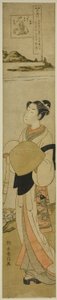 El río joya de Koya (Koya no Tamagawa), de la serie "Seis ríos joya en costumbres populares (Fuzoku Mu Tamagawa)" de Suzuki Harunobu