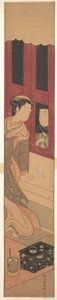 Der Mann draußen de Suzuki Harunobu