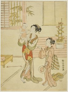 El niño del tesoro de Suzuki Harunobu