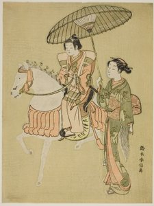 El joven jinete de Suzuki Harunobu