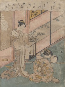 Dos damas de Suzuki Harunobu