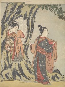 Dos jóvenes, 1725-1770 de Suzuki Harunobu