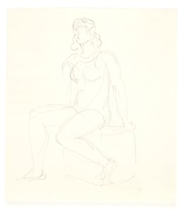 La nadadora Ragnhild Hveger de Svend Rathsack