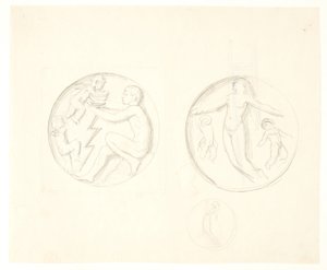 Boceto para Relieves de Svend Rathsack