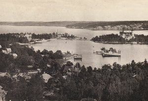 Sverige / Suecia: Stockholms Omgifningar, Saltsjobaden (fotografía en B/N) de Swedish Photographer