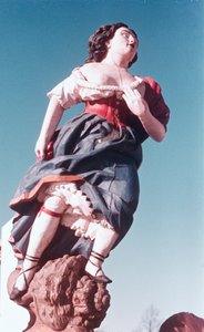 Figura de proa de un barco desconocido, mediados del siglo XVIII