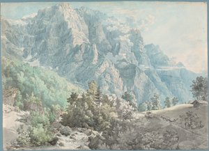 El macizo de Glärnisch en Suiza de Swiss 18th Century
