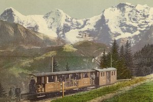 Berner Oberland: Murrenbahn (foto a color) de Swiss Photographer