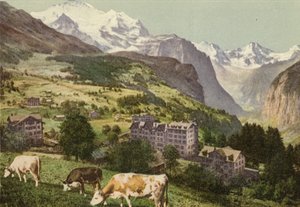 Oberland bernés: Wengen (foto a color) de Swiss Photographer