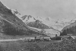 Glaciar de Roseg (foto en b/n) de Swiss Photographer