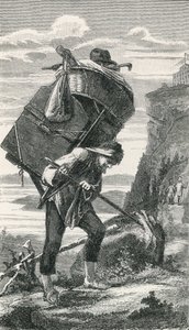 Un porteador de montaña de Swiss School