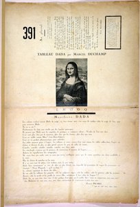 Revue Dada 391, no.8, Zúrich, febrero de 1919