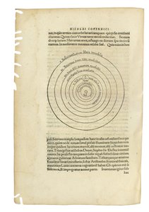 "De Revolutionibus Orbium Coelestium" de Nicolaus Copernicus y "De Libris Revolutionum Nicolai Copernici Narratio Prima" de Georg Johan Rheticus, dos obras en un volumen, Basilea, 1566-67 de Swiss School