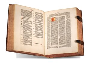 De civitate Dei, con comentario de Thomas Waleys y Nicolaus Trivet, por Agustín de Hipona, impreso en 1489 de Swiss School