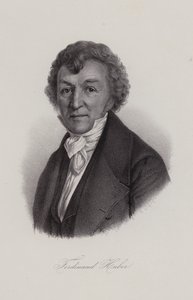 Ferdinand Huber, compositor suizo (grabado) de Swiss School