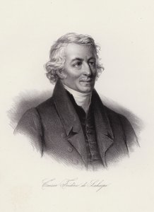 Frederic-Cesar de La Harpe, líder político suizo y maestro personal de Alejandro I de Rusia (grabado) de Swiss School