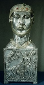 Cabeza relicario de San Cándido, c.1165
