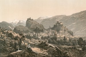 Sion, capital del cantón Valais de Swiss School