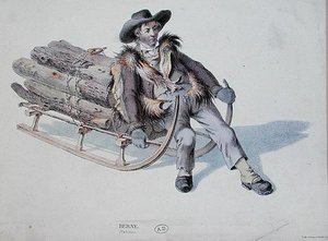 Trineo del distrito de Berna, principios del siglo XIX