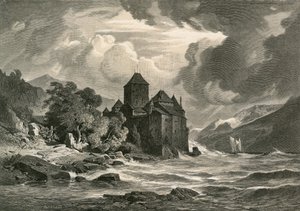 El castillo de Chillon, lago de Ginebra de Swiss School