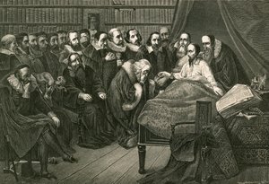 El lecho de muerte de Calvino de Swiss School