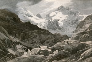 El glaciar Morteratsch, Engadine superior de Swiss School