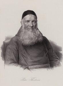 Theodosius Florentini, sacerdote y reformador social suizo (grabado) de Swiss School