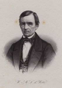 Wilhelm Martin Leberecht de Wette, teólogo y erudito bíblico suizo nacido en Alemania de Swiss School