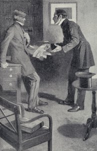John Stuart Mill comunica a su amigo, Thomas Carlyle, la terrible noticia de que una chica descuidada ha quemado su manuscrito (lito) de Sydney C Lucas
