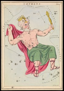Cepheus, c.1825 (cartulina, papel, tejido )