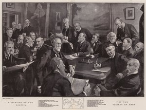 Una reunión del Consejo de la Sociedad de las Artes
