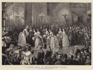 Un baile de estado en el Palacio de Buckingham