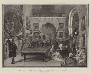 Un entretenimiento vespertino en la casa de campo del Duque de Argyll