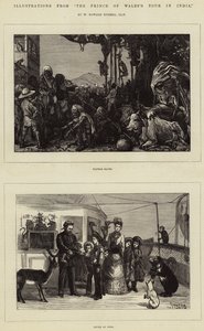 Ilustraciones del Tour del Príncipe de Gales en India, por W Howard Russell, LLD de Sydney Prior Hall