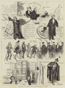 Inauguración del nuevo teatro en Oxford de Sydney Prior Hall