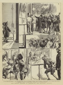 Nuestros visitantes indios en Londres, en la Galería Nacional de Sydney Prior Hall