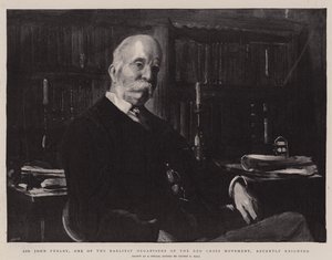 Sir John Furley, uno de los Primeros Organizadores del Movimiento de la Cruz Roja, recientemente nombrado caballero