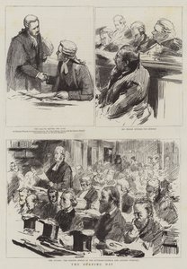 El día de la inauguración de Sydney Prior Hall