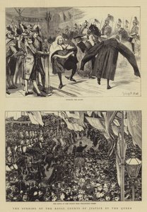 La Apertura de los Tribunales Reales de Justicia por la Reina de Sydney Prior Hall