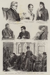 El presidente y algunos testigos campesinos para The Times de Sydney Prior Hall
