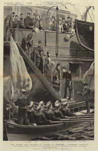 El Príncipe y la Princesa de Gales en Dinamarca, L
