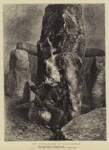 Los rezagados en Stonehenge de Sydney Prior Hall