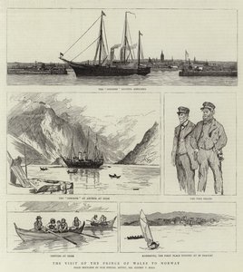 La Visita del Príncipe de Gales a Noruega de Sydney Prior Hall