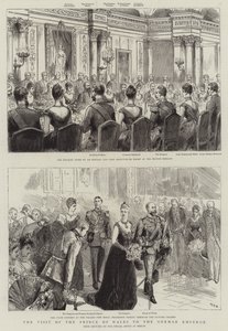 La visita del Príncipe de Gales al emperador alemán de Sydney Prior Hall