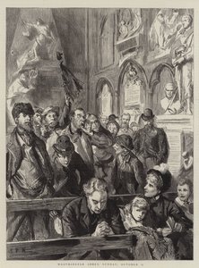 Abadía de Westminster, domingo, 23 de octubre de Sydney Prior Hall