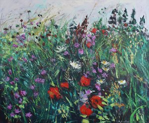 Pradera de flores silvestres de Sylvia Paul